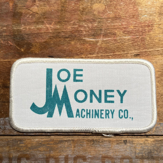 【USA vintage】ワッペン　JOE MONEY MACHINERY CO.,