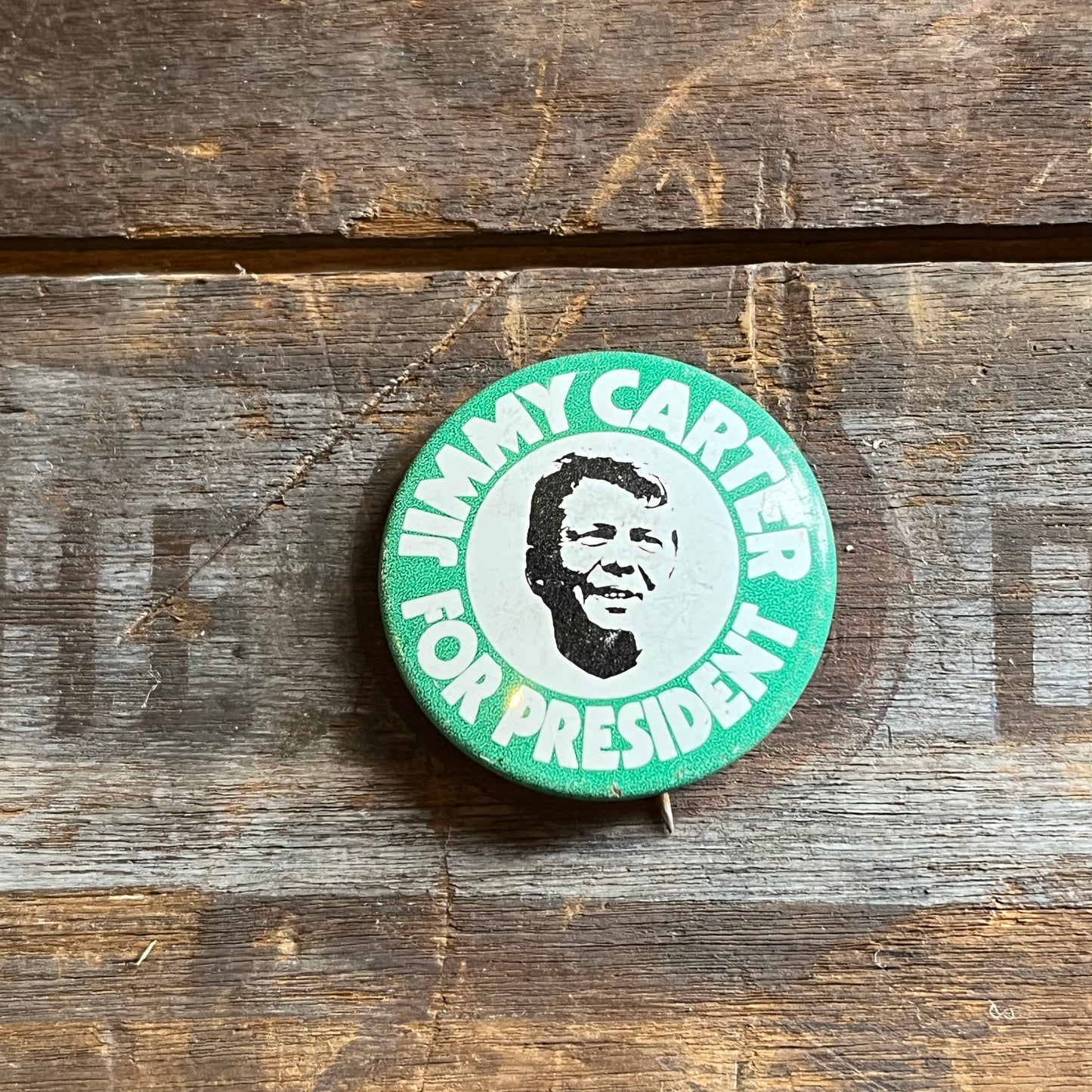 【USA vintage】缶バッジ　ジミー・カーター　大統領選挙