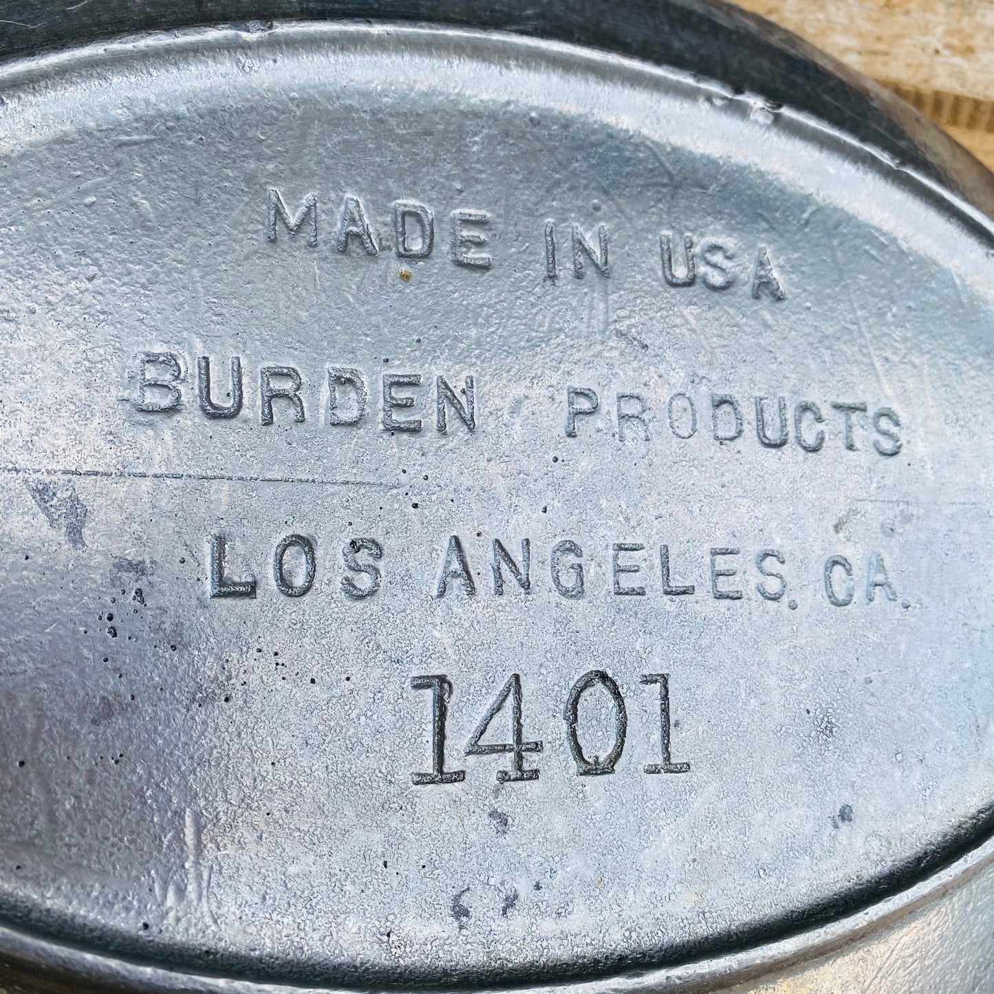 【USA vintage】BURDEN PRODUCTS オーバルプレート