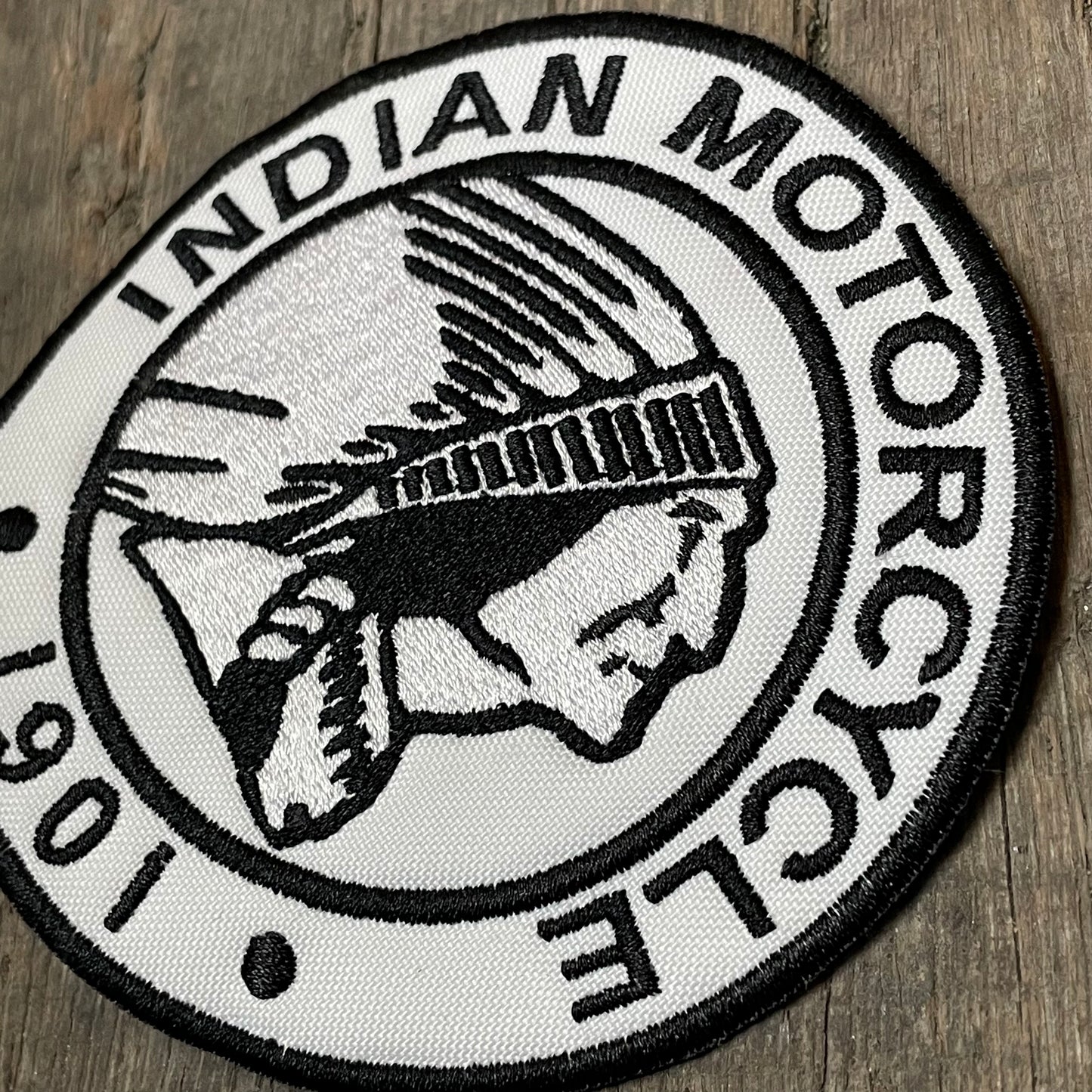 【USA vintage】ワッペン　INDIAN MOTORCYCLE