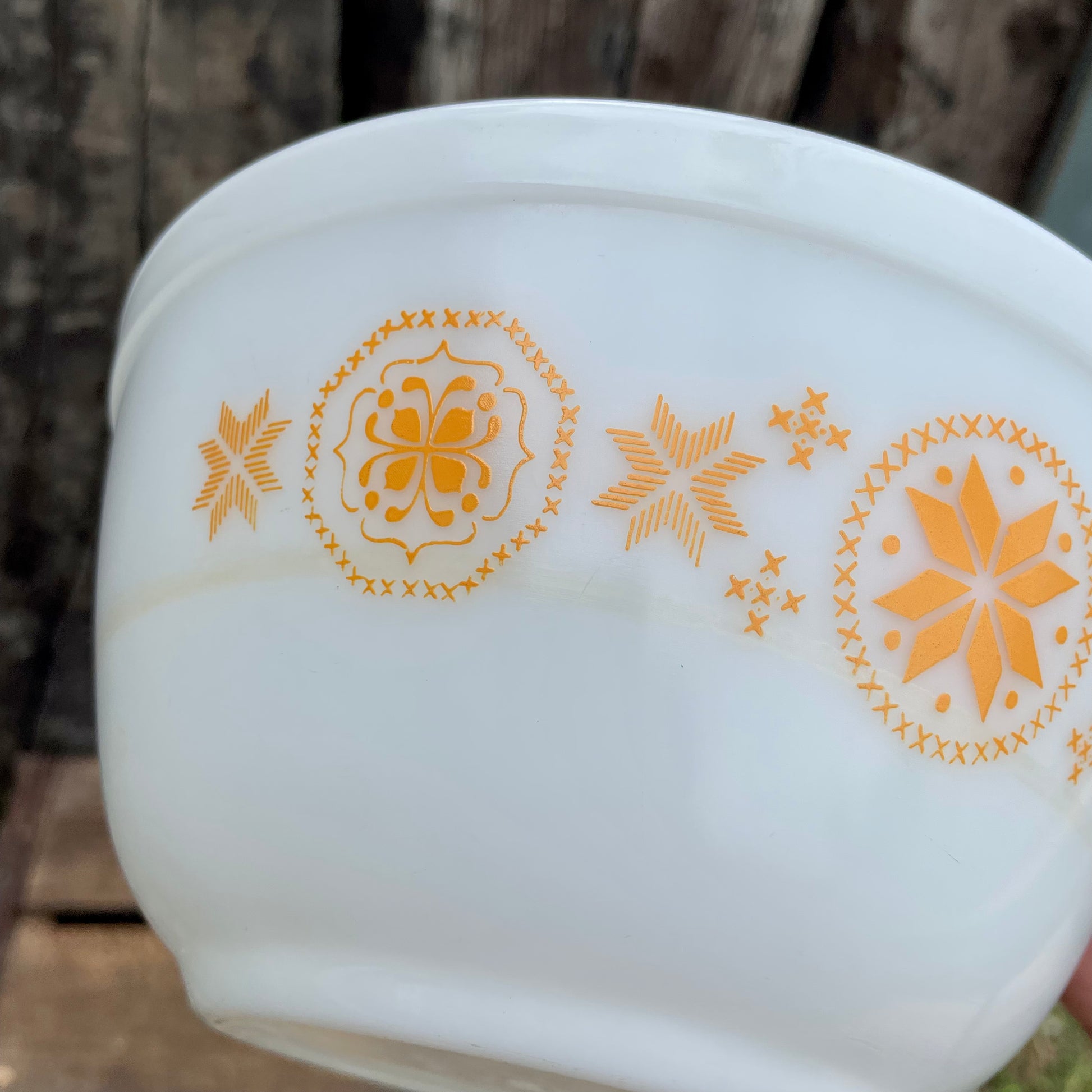 【60’s USA vintage】オールドパイレックス　タウン＆カントリー　ミキシングボウル　old pyrex town &county