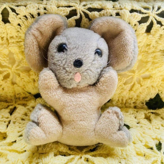 【vintage】ねずみ レトロ ぬいぐるみ