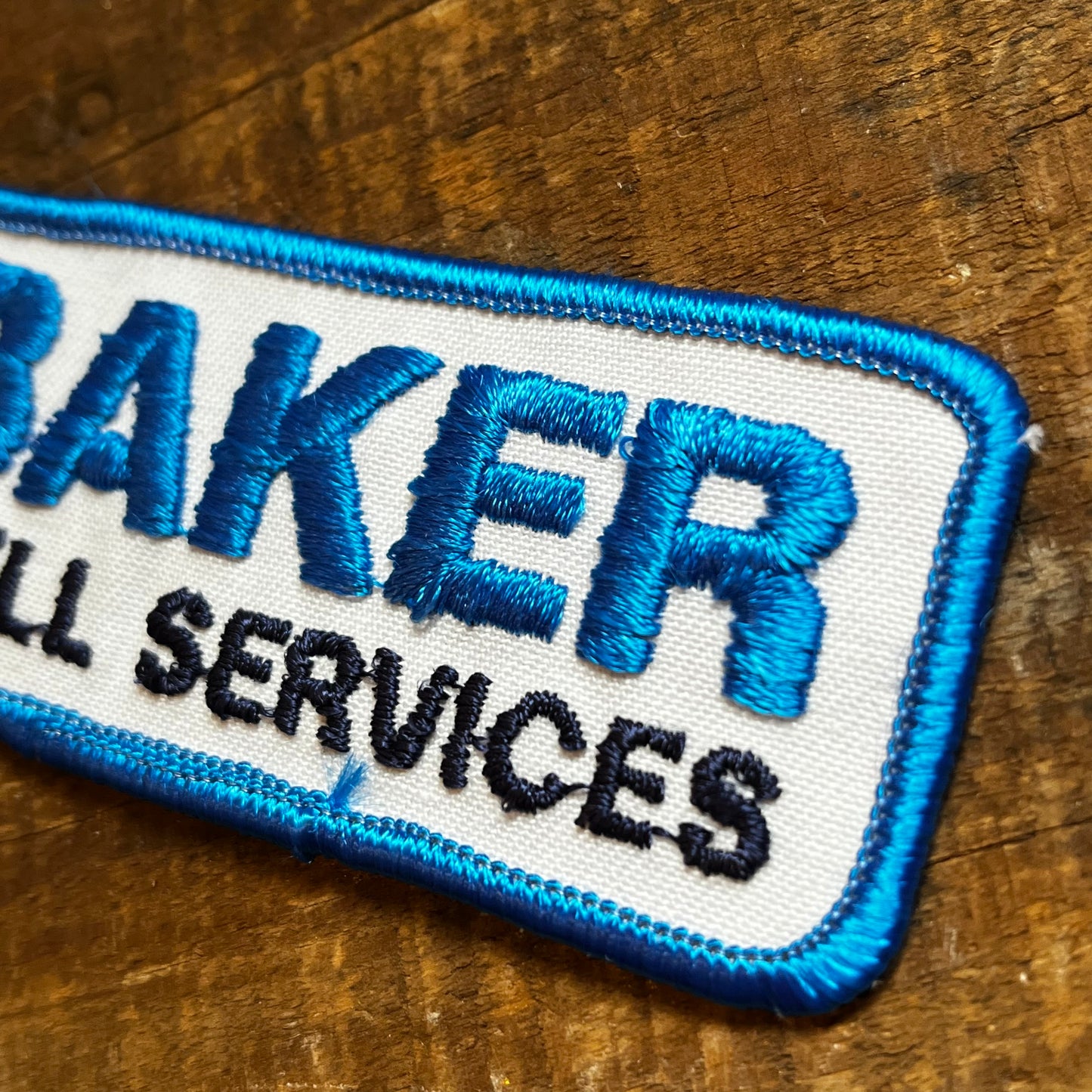 【USA vintage】BAKER WELL SERVICES ワッペン