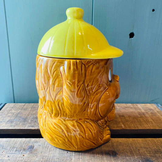 【1950s JPN vintage】cookie jar monkey