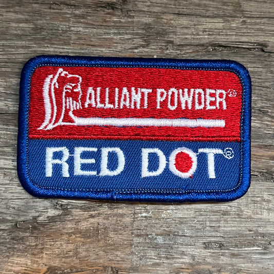 【USA vintage】ALLIANT POWDER  RED DOT ワッペン