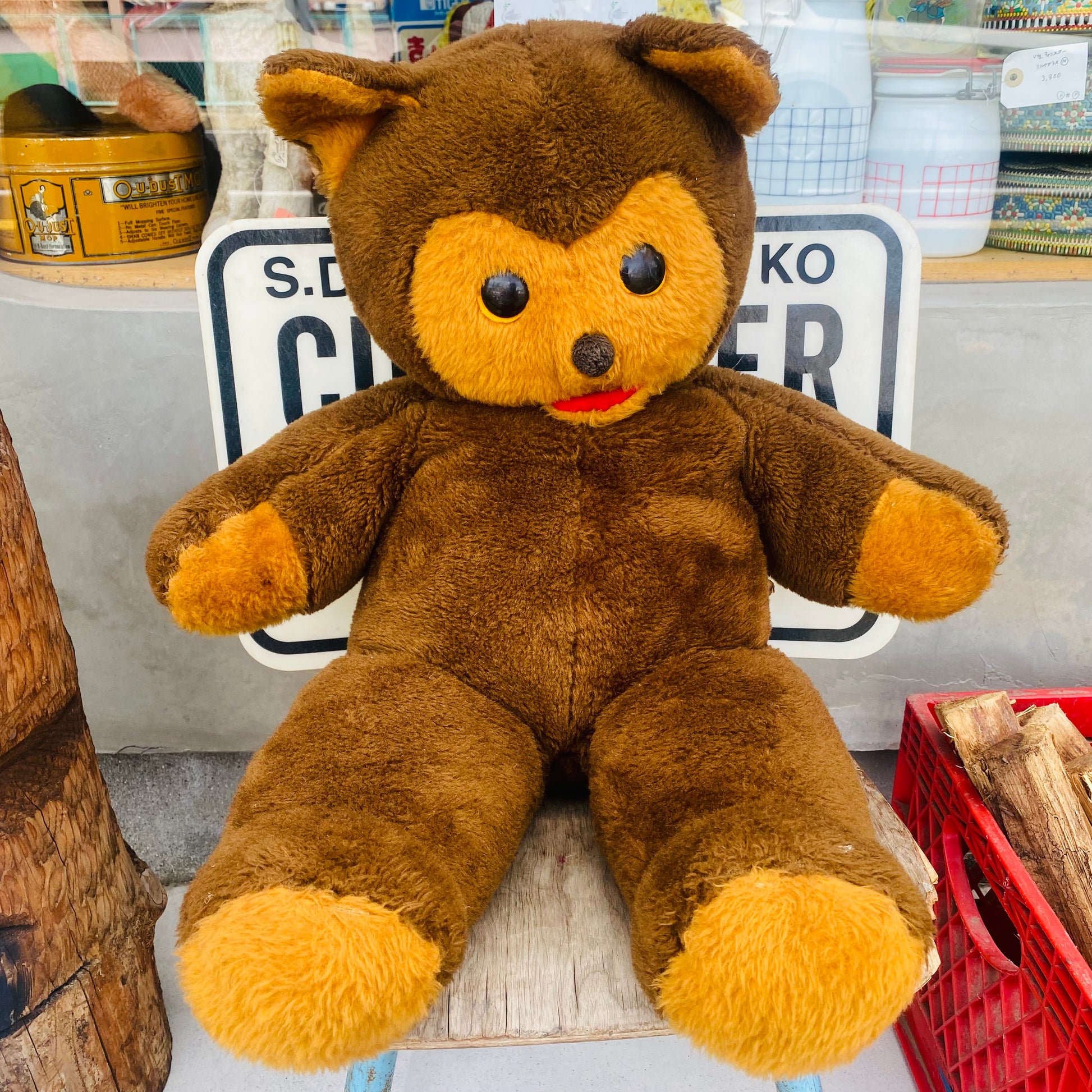 ꒰•̫͡•ོ꒱Chouさま】antique toy ❀ ミルクが好きなクマさん ꒰•̫͡•ོ꒱Chouさま】antique toy ❀ ミルクが好きなクマさん