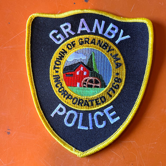 【USA vintage】GRANBY POLICE  ワッペン