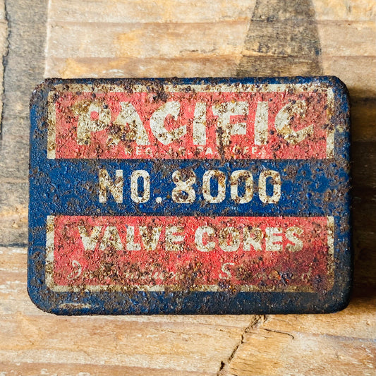 【1950s vintage】TIN缶 PACFIC タイヤバルブ