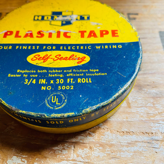 【1950s vintage】TIN缶 HOMART PLASTIC TAPE