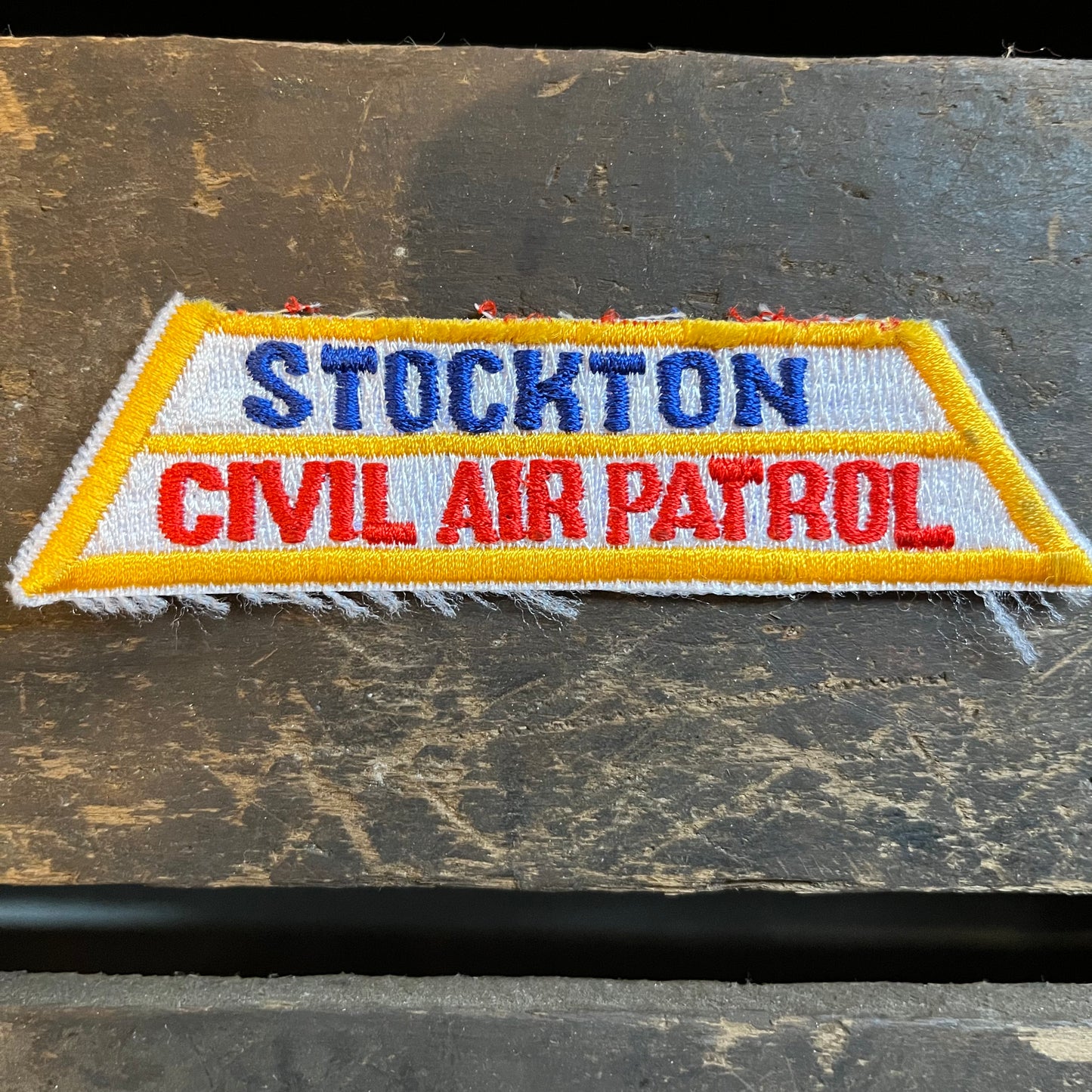 【USA vintage】ワッペン　STOCKTON CIVIL AIR PATROL