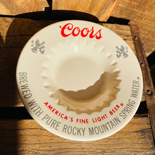 【 USA vintage】coors クアーズ 灰皿 アッシュトレイ