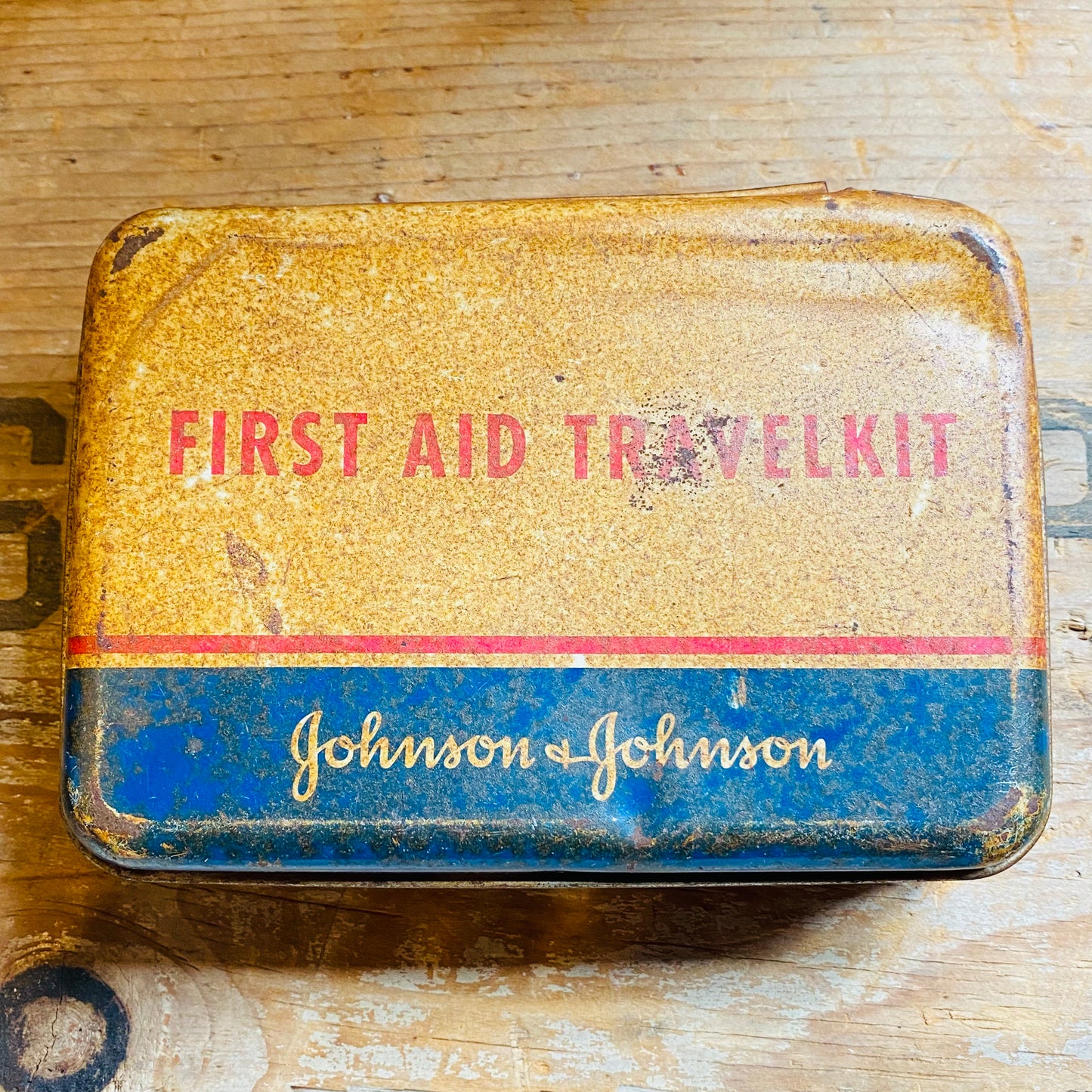【1950s USA vintage】TIN缶 Johnson&Johnson