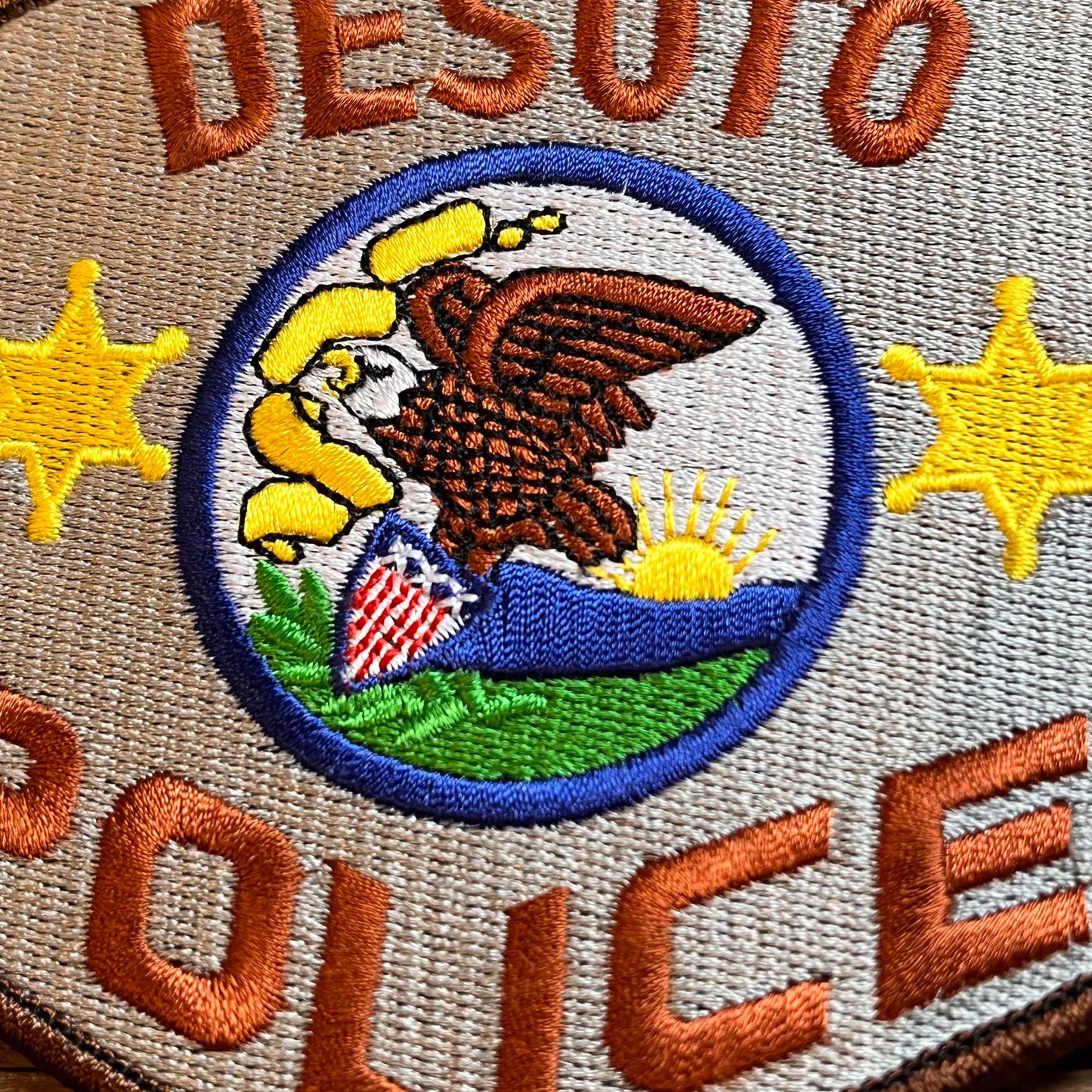 【USA vintage】ワッペン　DESOTO POLICE