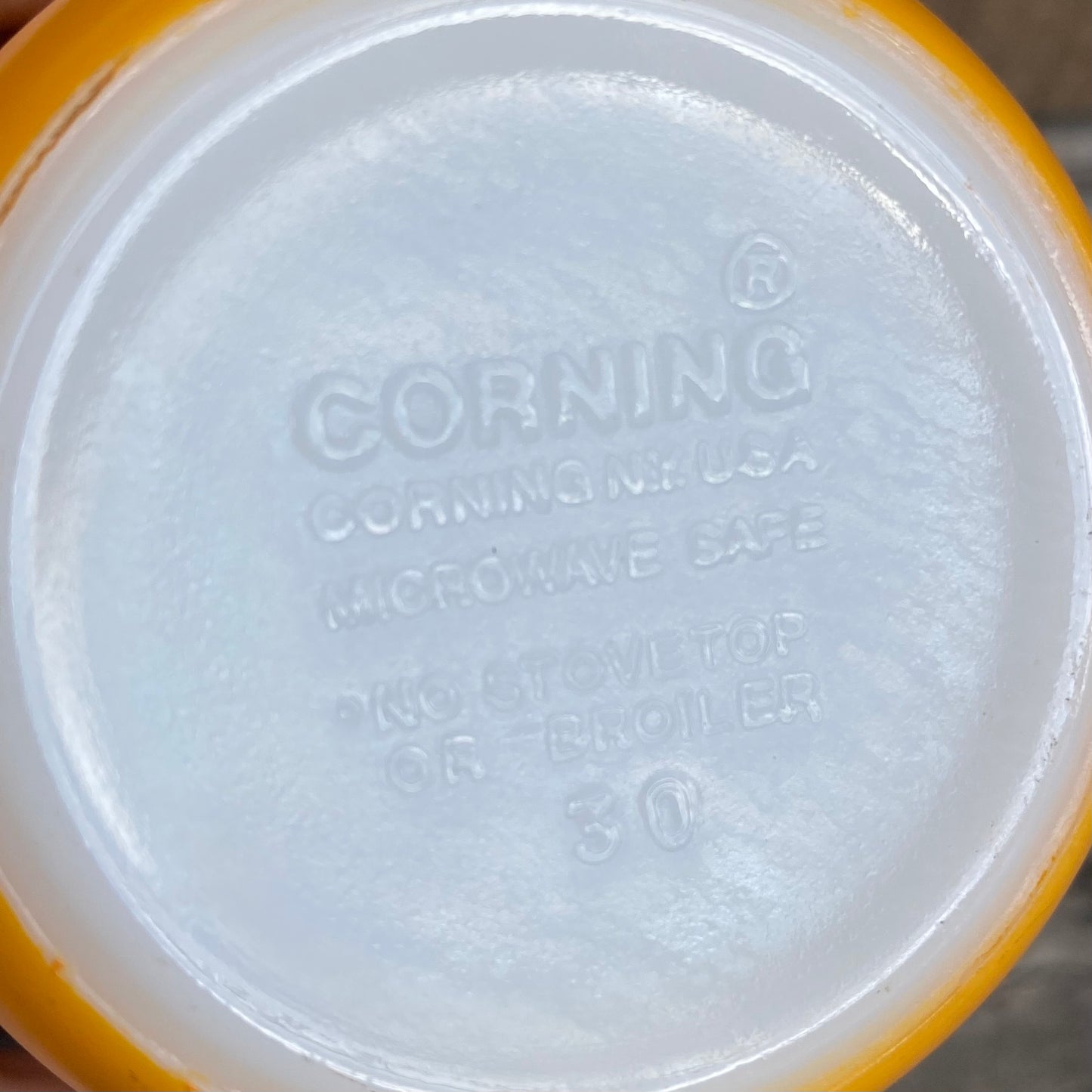 【USA vintage】CORNING コーニング ミルクガラスマグ