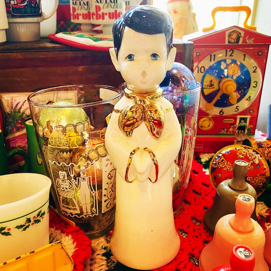 【vintage】聖歌隊 クリスマス 陶器 置物