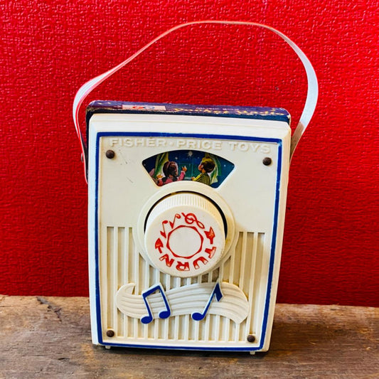 【1964 USA vintage】フィッシャープライス ラジオ型オルゴール