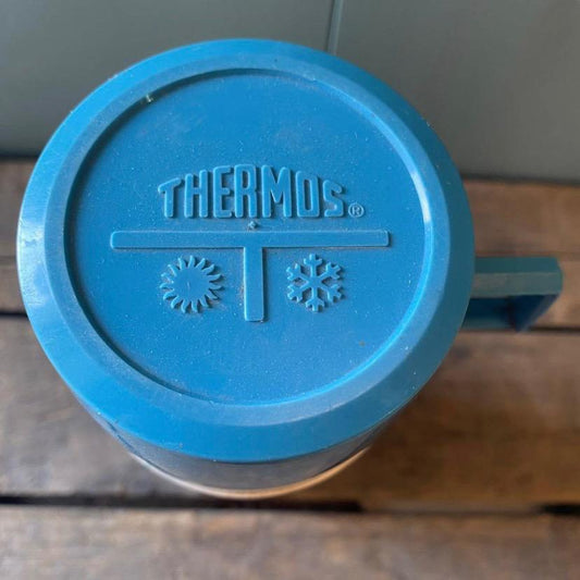 【1969 USA vintage】THERMOS サーモス 水筒 レトロ ブルー