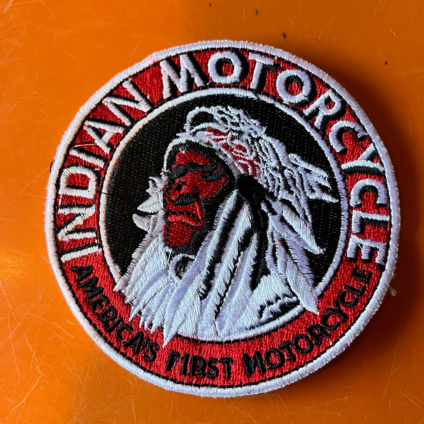 【USA vintage】Indian Motorcycle ワッペン