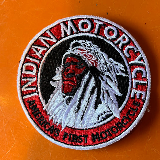 【USA vintage】Indian Motorcycle ワッペン