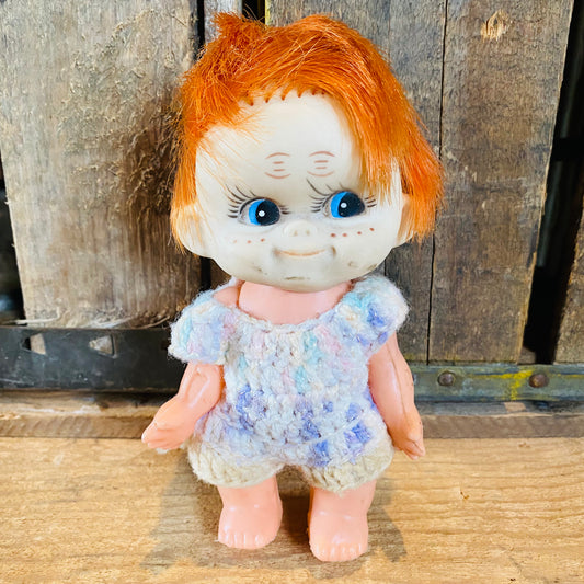 【vintage】人形 女の子 キューピー