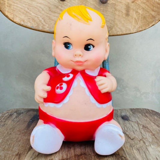 【1960s USA vintage】赤ちゃん ソフビ 人形