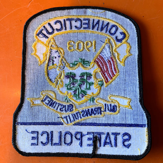 【USA vintage】Connecticut State Police ワッペン