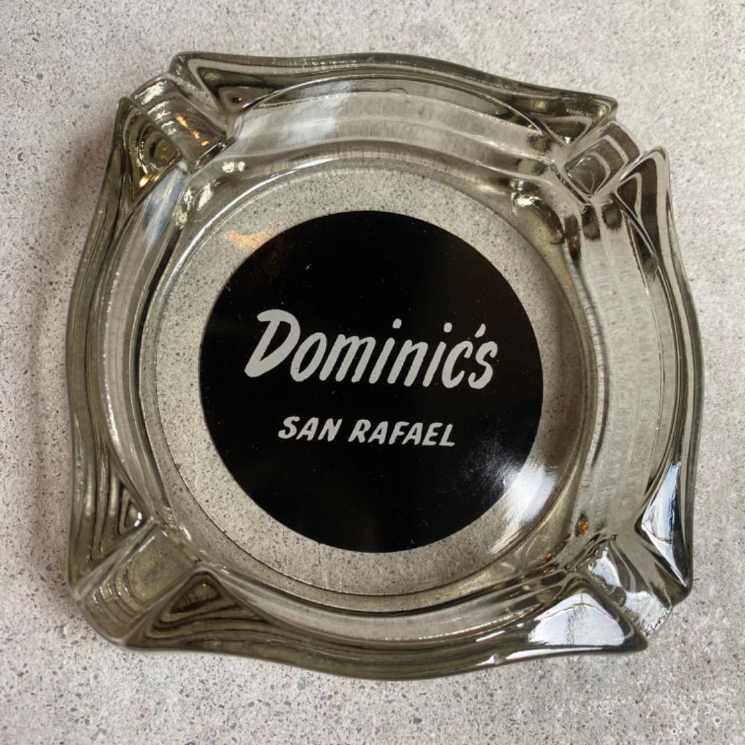 【1950s-1970s USA vintage】アドバタイジング 灰皿 Dominic's SAN RAFAEL