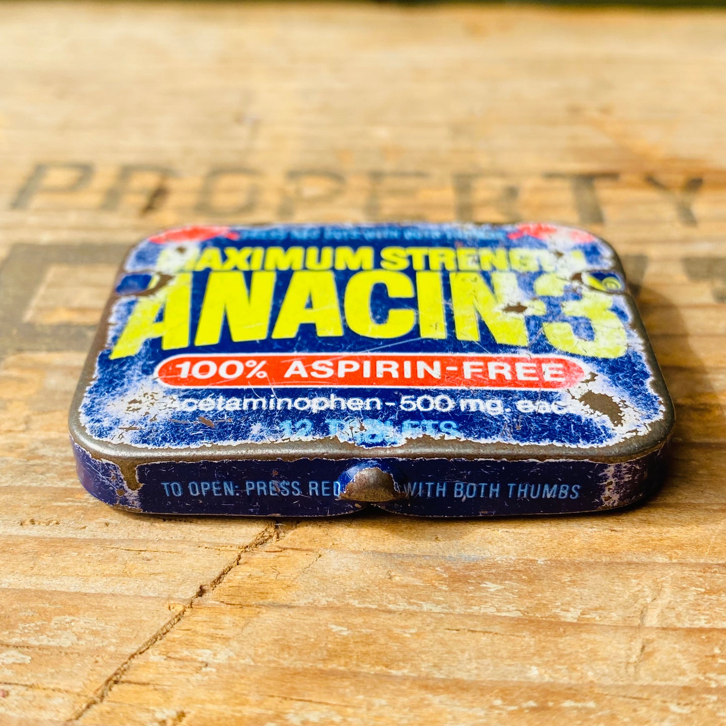 【vintage】TIN缶 ANACIN-3