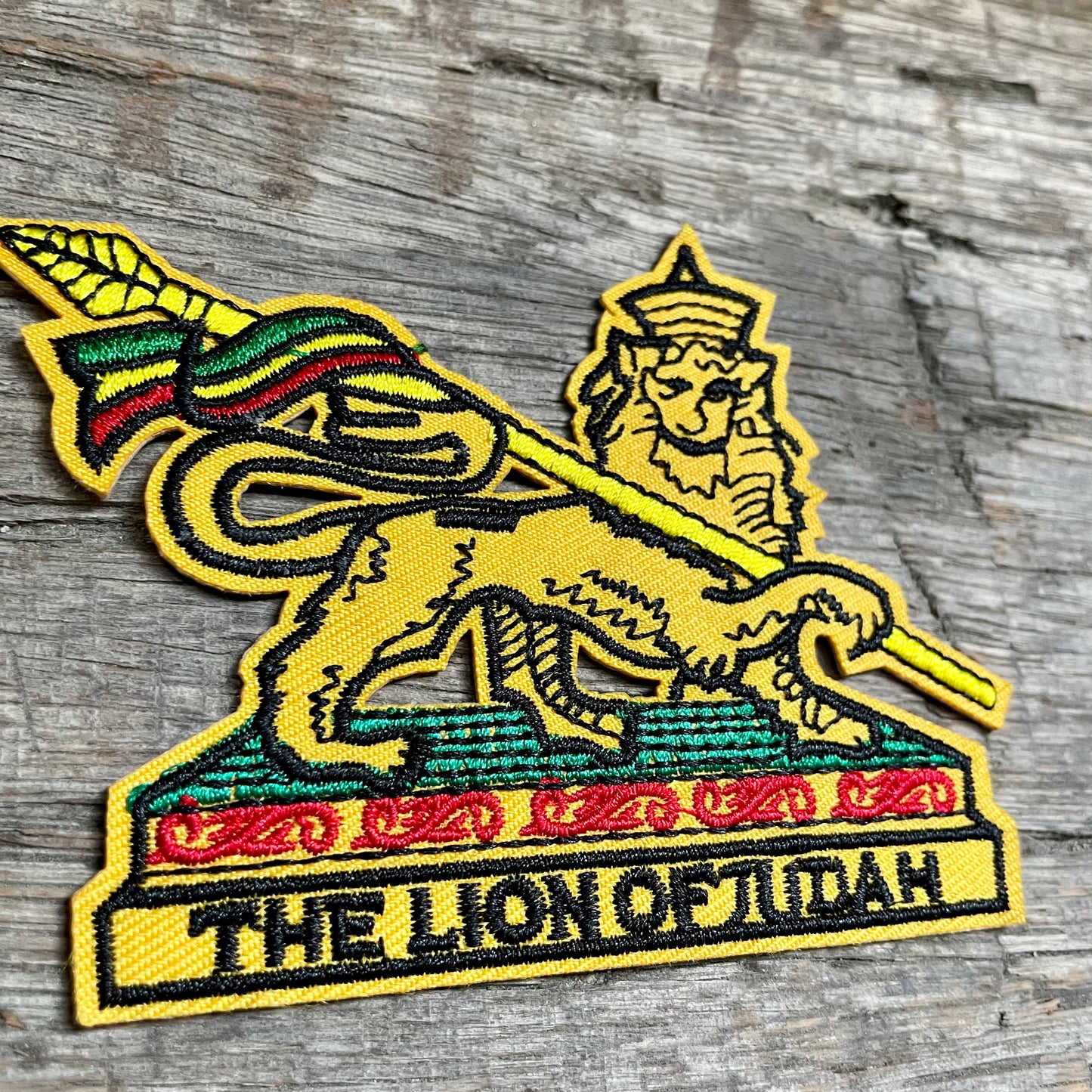 【USA vintage】ワッペン　The Lion of Judah ライオン オブ ユダ