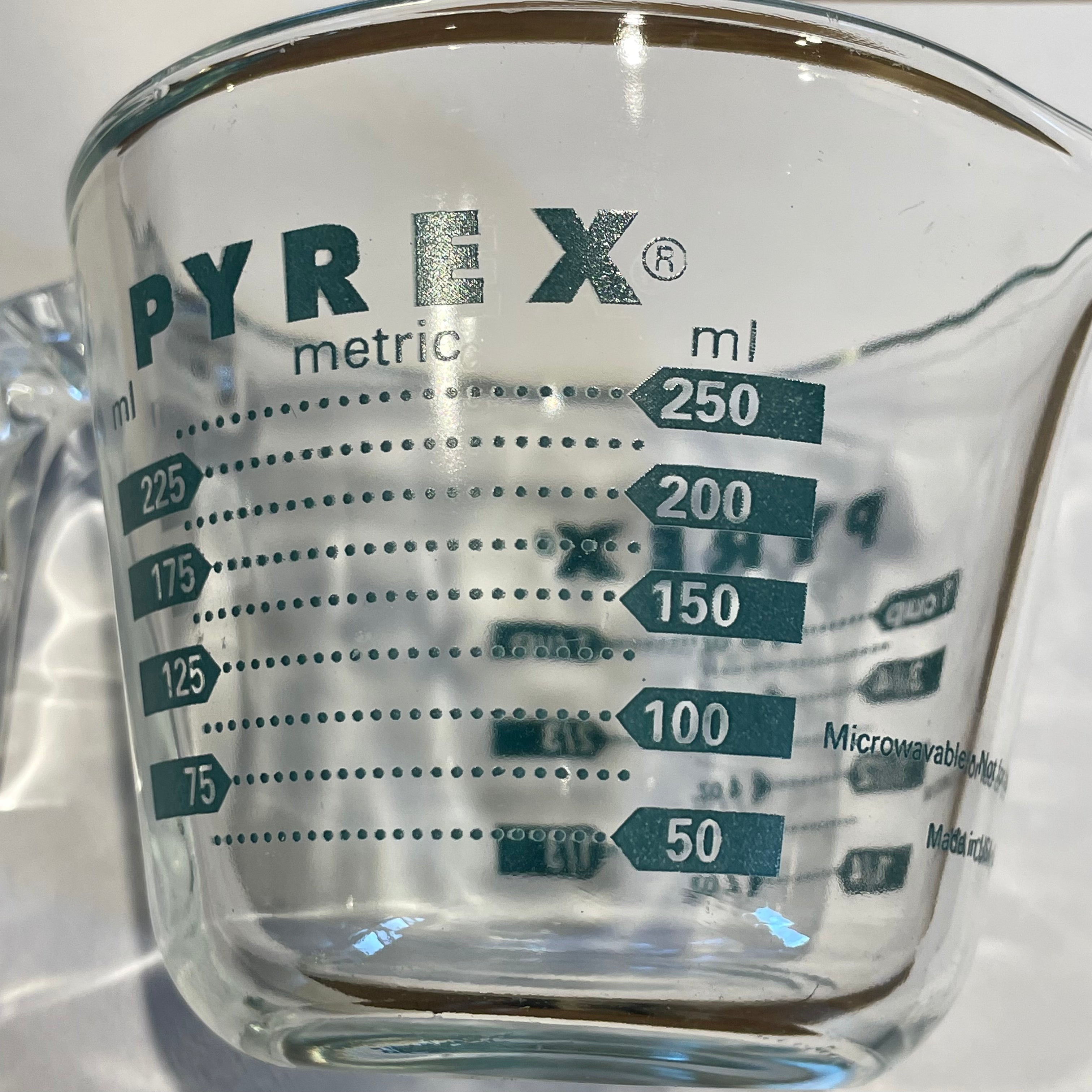 親切仕様青文字 旧ロゴ PYREX 計量カップ 3個セット 新品 未開封 デッドストック 調理器具