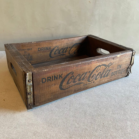 【USA vintage】 コカコーラ 木箱 ウッドボックス ガレージ