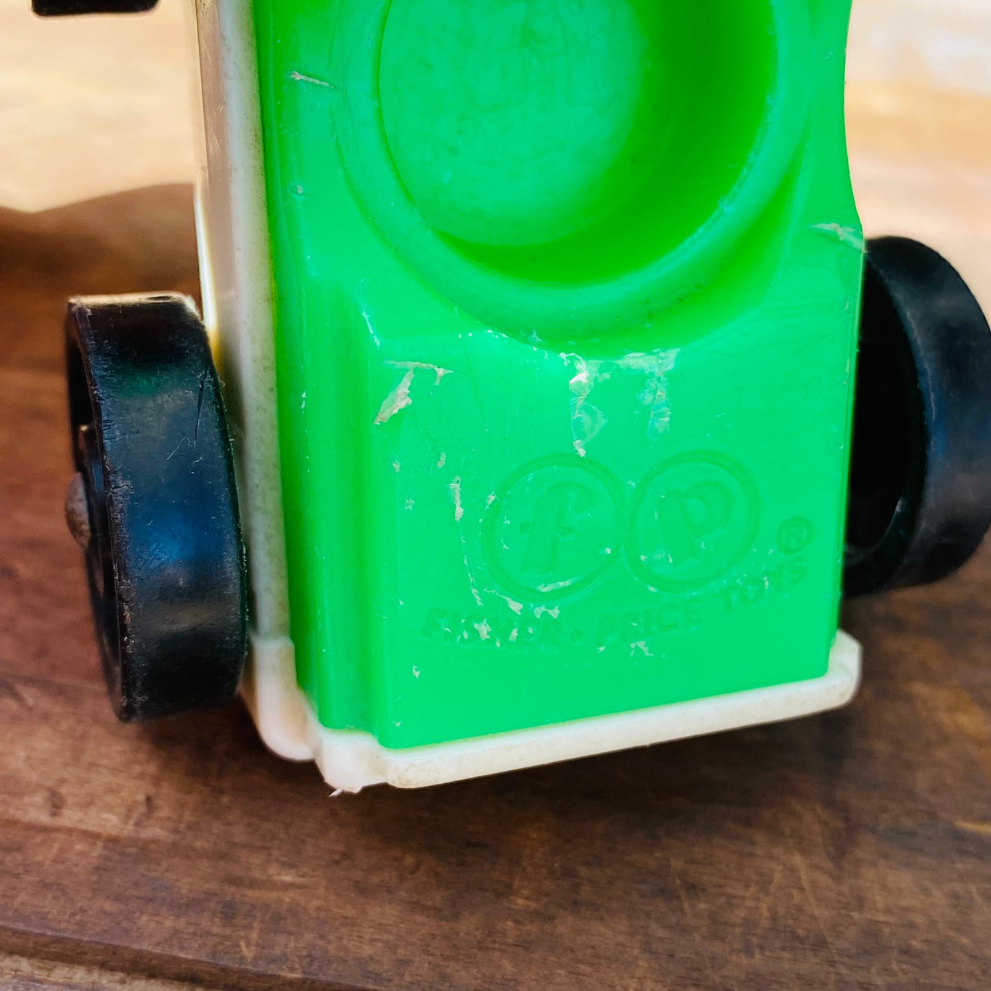 【USA vintage】Fisher-Price Toy 車 グリーン