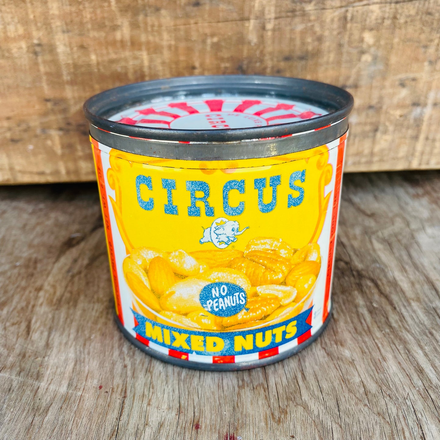 【1950s USA vintage】CIRCUS TIN缶