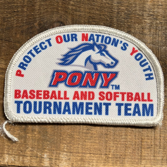 【USA vintage】PONY BASEBALL AND SOFTBALL ワッペン