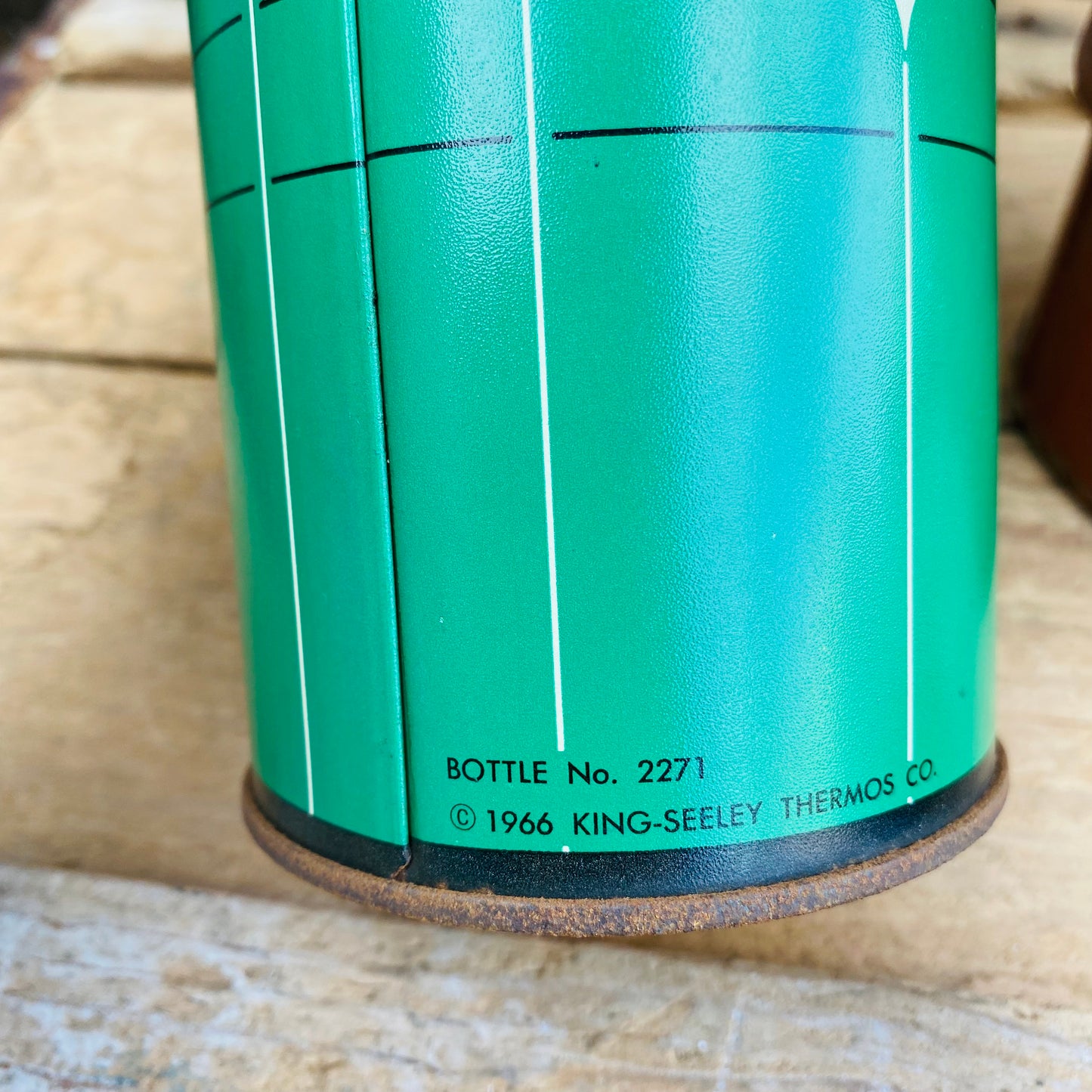 【1966 USA vintage】THERMOS サーモス 水筒 グリーン