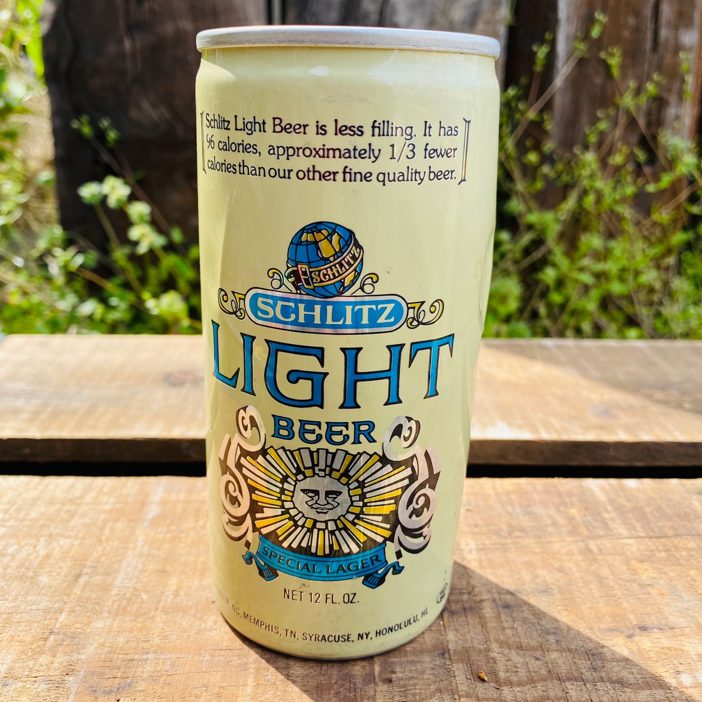 【USA vintage】SCHLITZ LIGHT BEER 缶