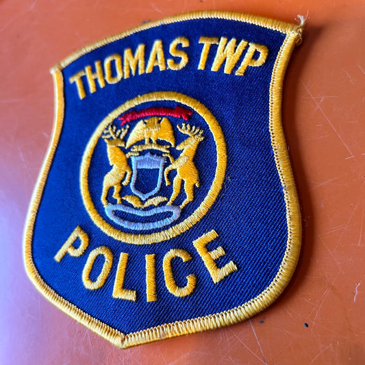 【USA vintage】THOMAS TWP POLICE ワッペン