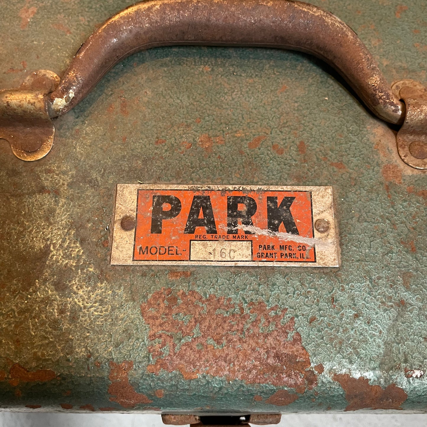 【USA vintage】　PARK TOOLBOX  model 16c グリーン