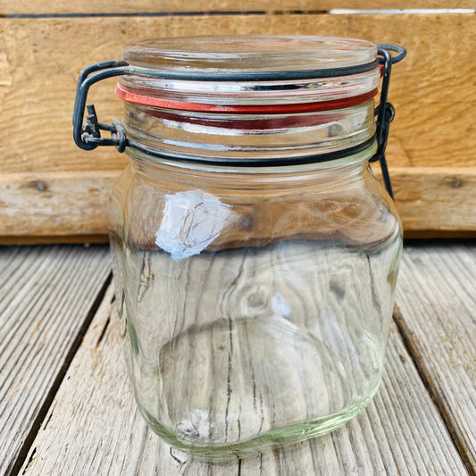 【England vintage】KILNER ガラスジャー 瓶 保存容器