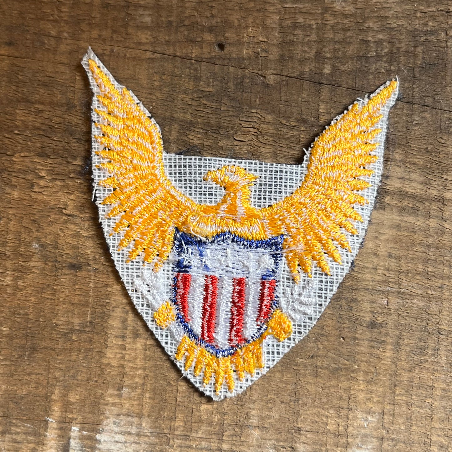 【USA vintage】ワッペン　Bald Eagle" Military Emblem