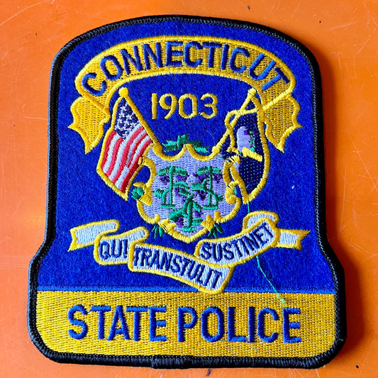 【USA vintage】Connecticut State Police ワッペン