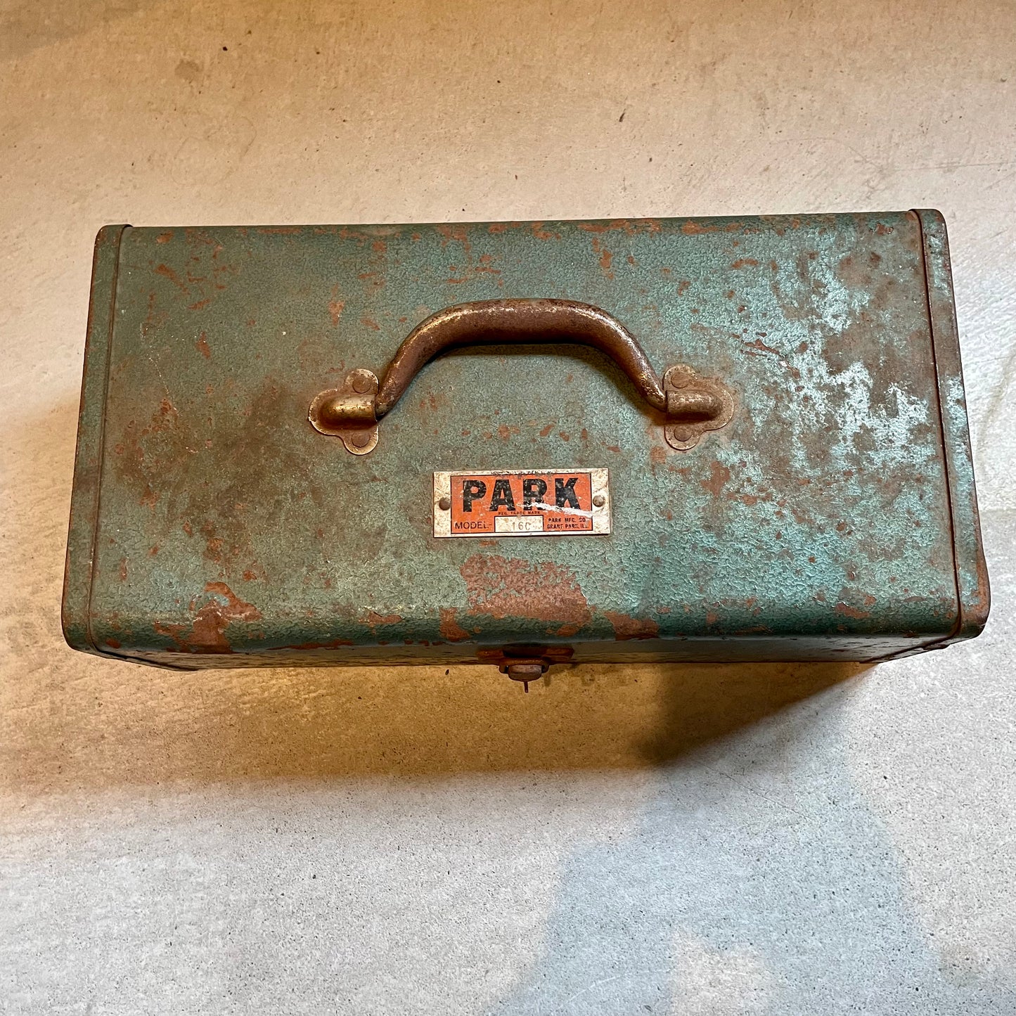 【USA vintage】　PARK TOOLBOX  model 16c グリーン