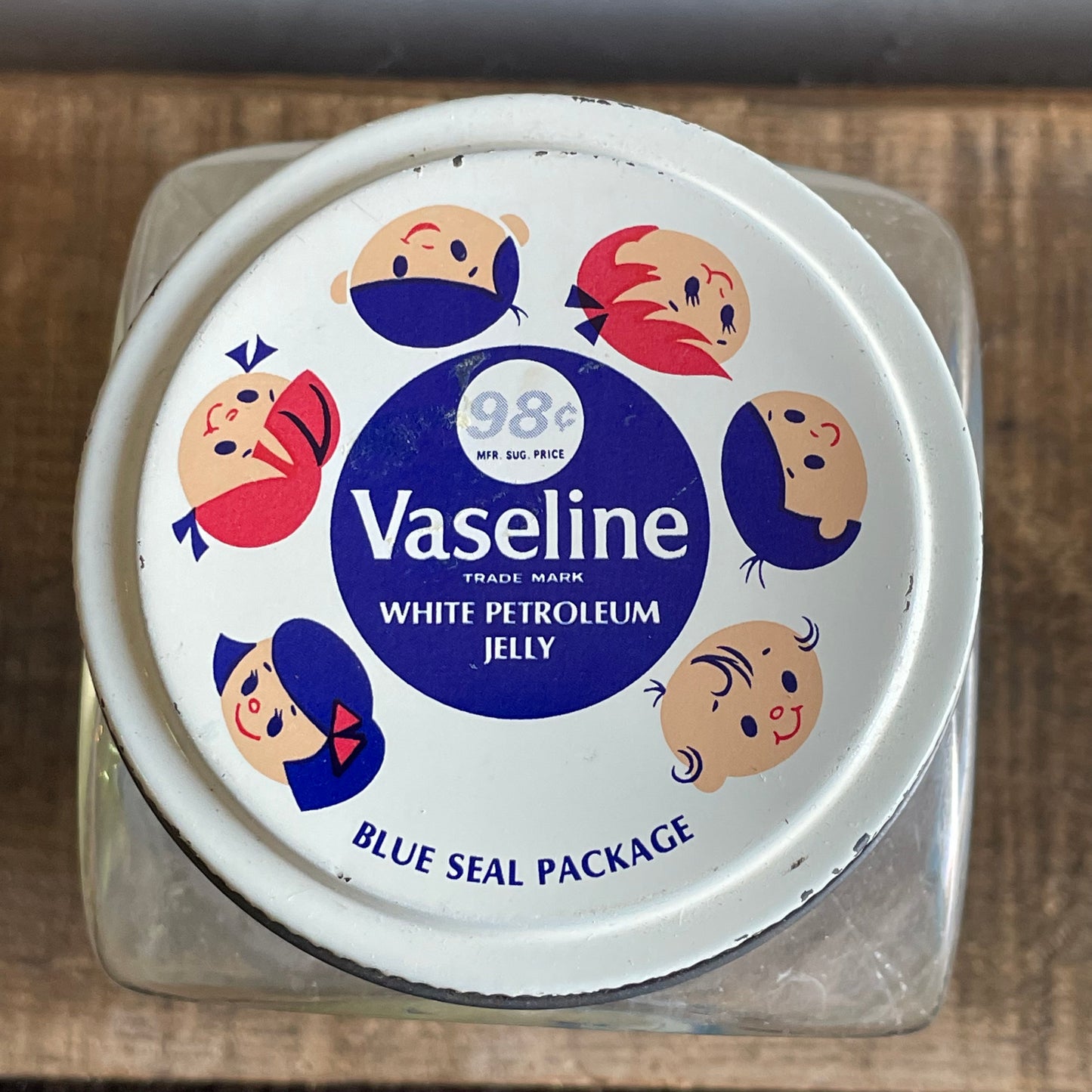 【USA vintage】1967’s Vaseline プラスチックジャー　