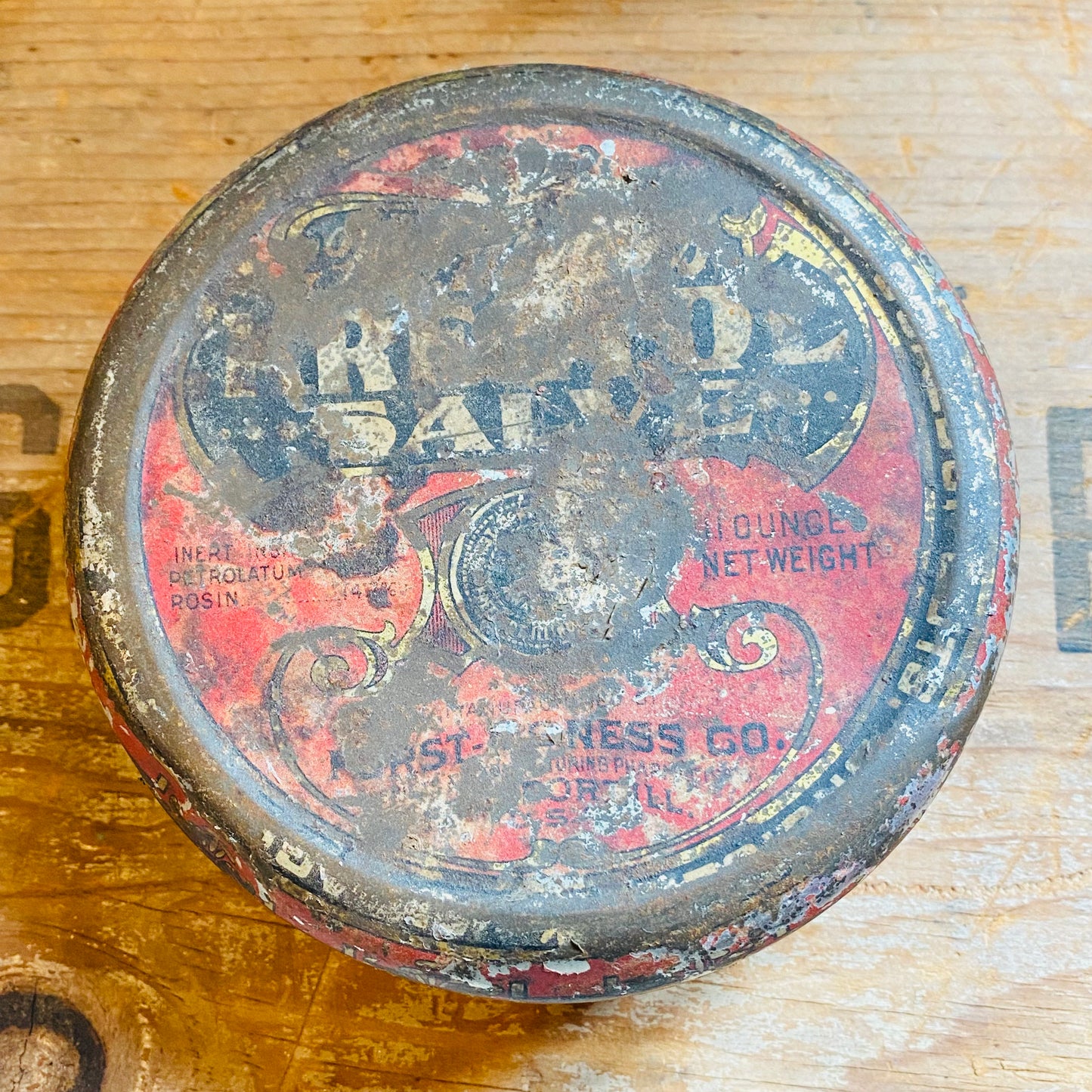 【1920s USA vintage】TIN缶 KRESTON SALVE