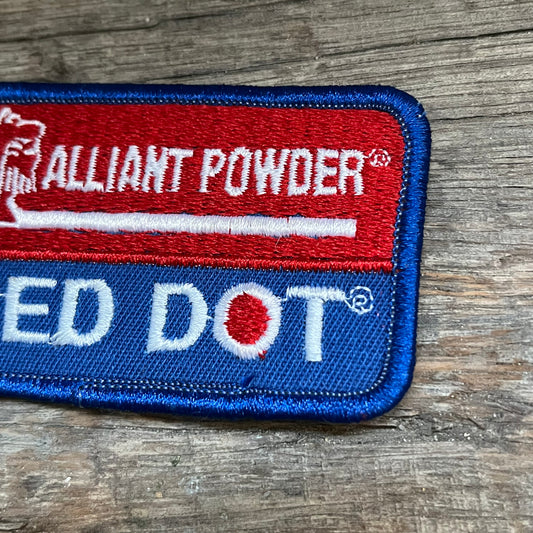 【USA vintage】ALLIANT POWDER  RED DOT ワッペン