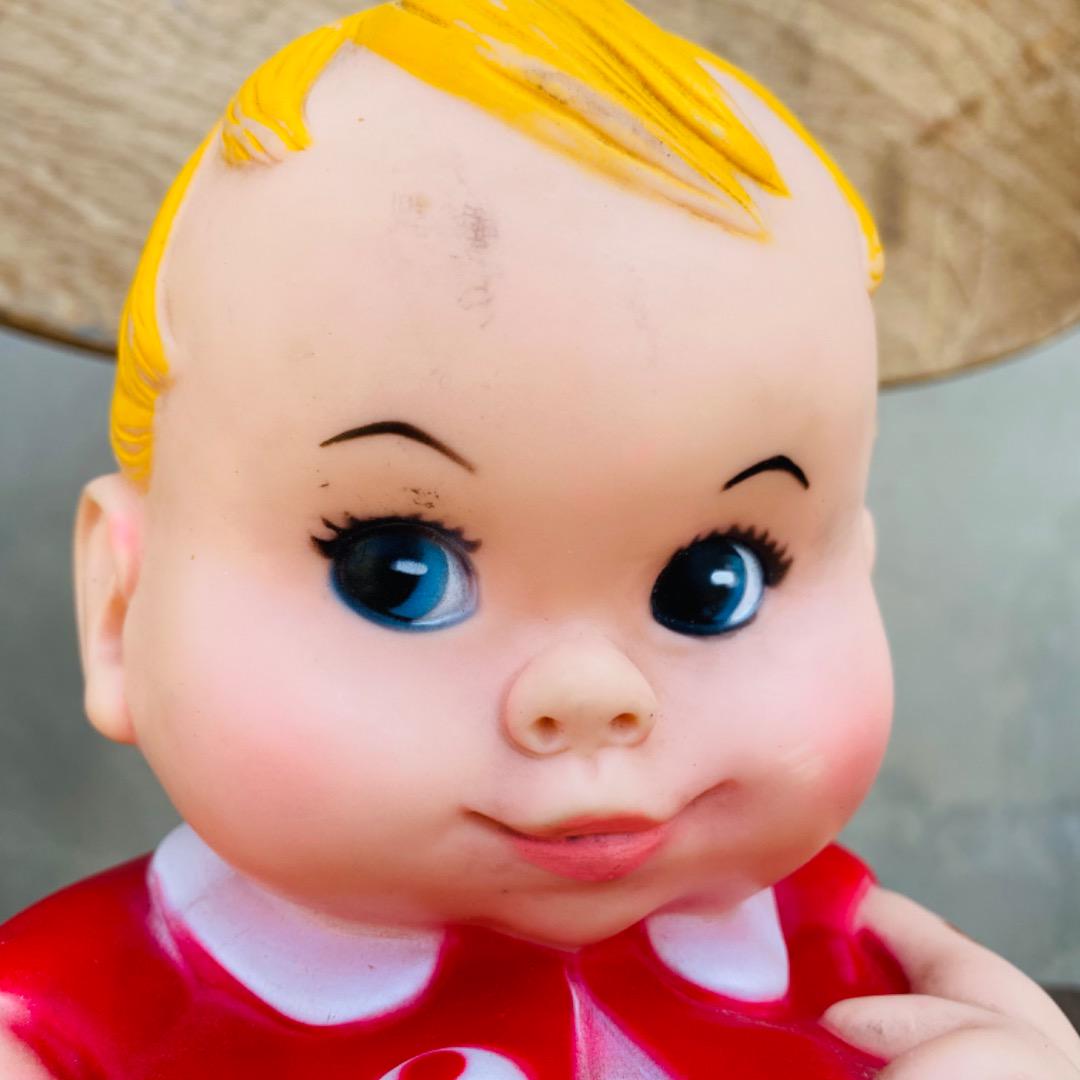 【1960s USA vintage】赤ちゃん ソフビ 人形