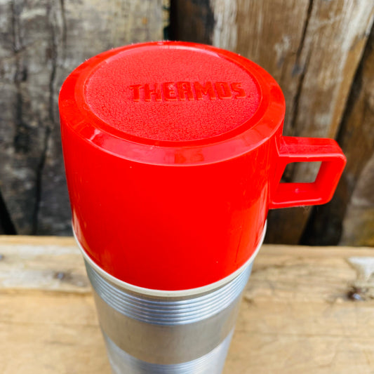 【USA vintage】THERMOS サーモス 水筒 レッド×シルバー