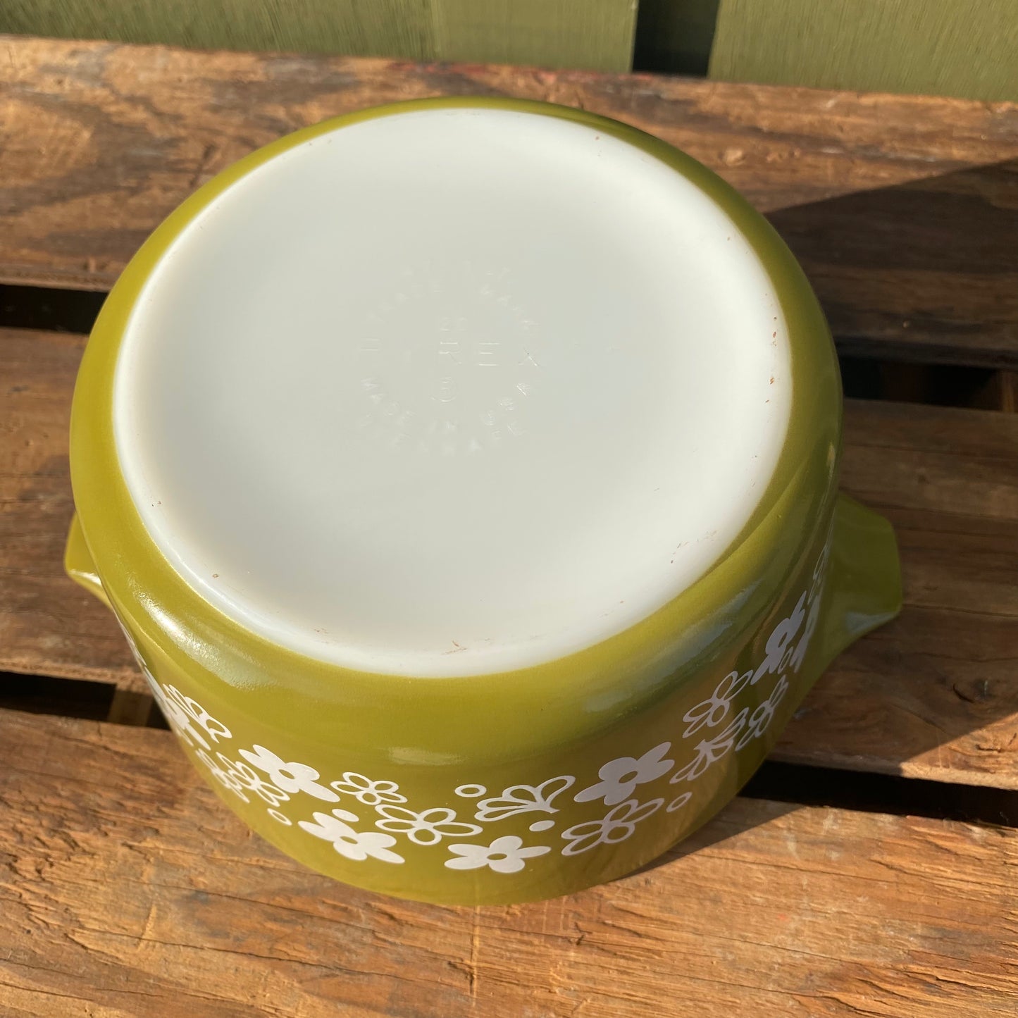 USA vintage】オールドパイレックス クレイジーデイジー キャセロール USA vintage】オールドパイレックス クレイジーデイジー キャセロール