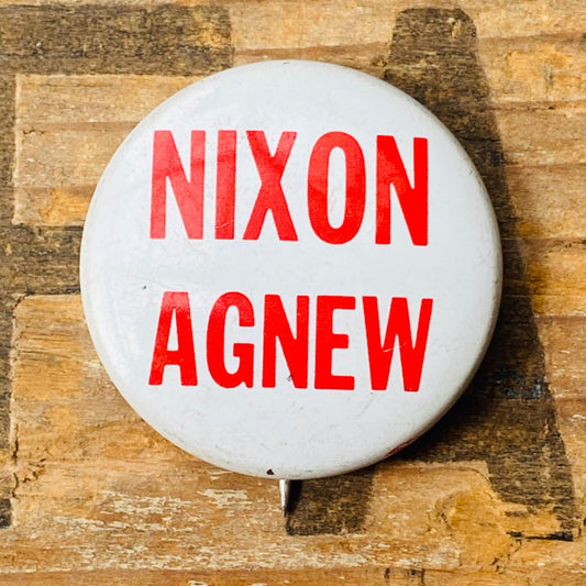 【USA vintage】缶バッジ NIXON AGNEW