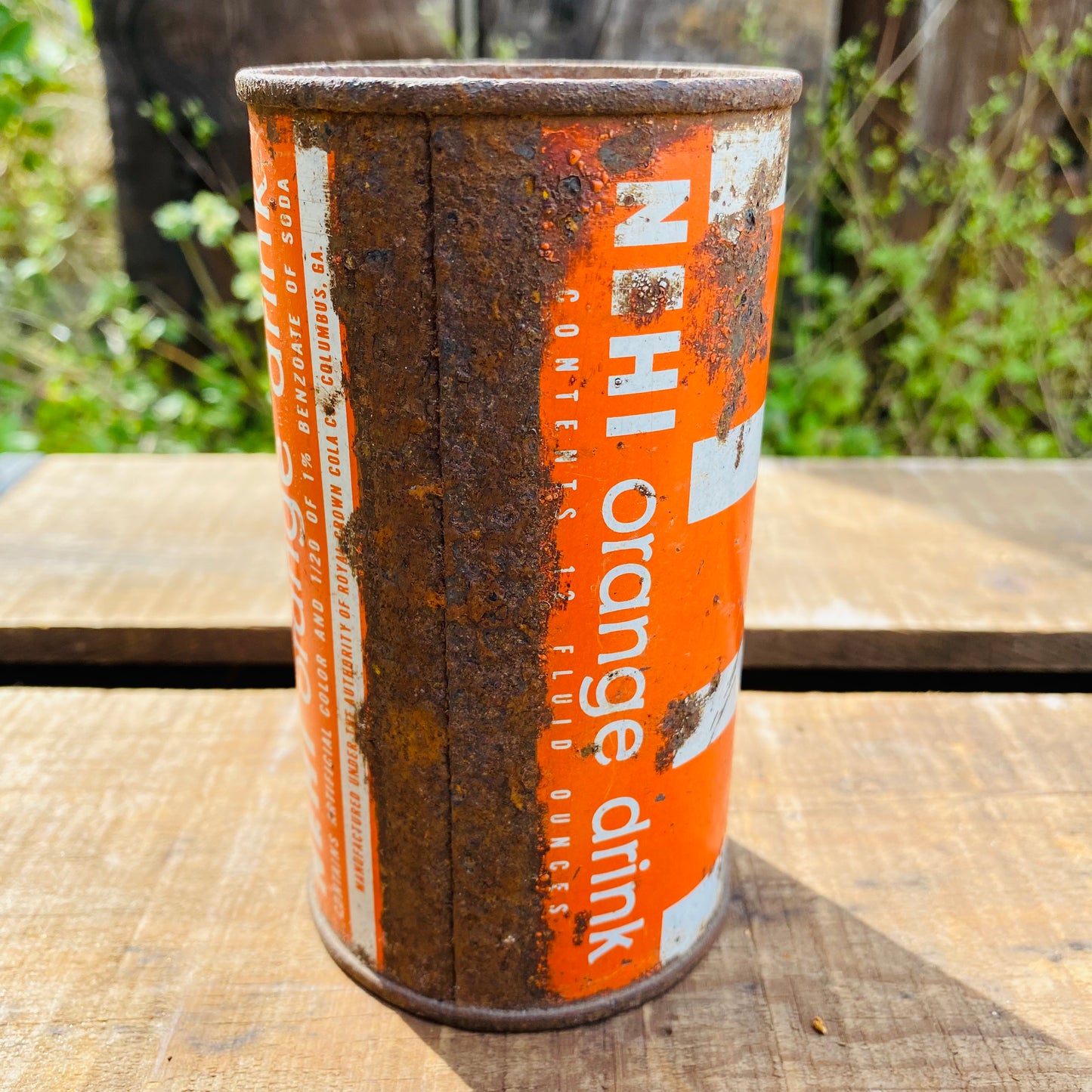 【1960s USA vintage】 NEHI orange drink 缶